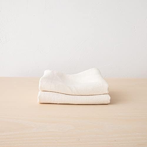 Serious Luxury Linen Towels Set - Luxury 13x20 inch Hand guest towels in Cream