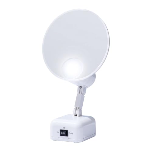 Floxite Brilliance - 15X Magnifying Mirror Light Dove White