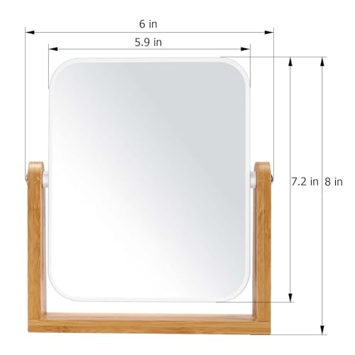 LFOYOU Vanity Mirror Makeup Mirror with Stand