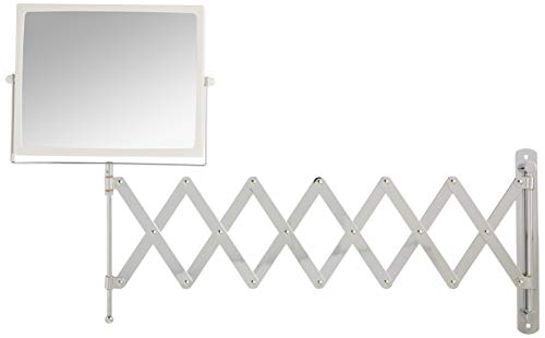 JERDON Two-Sided Swivel Wall-Mounted Vanity Mirror