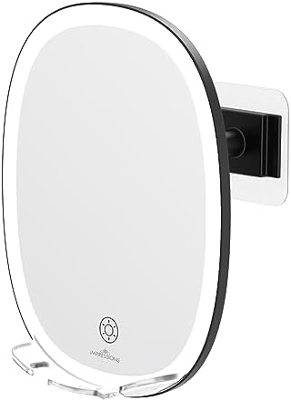 Fog-Free LED Shaving Mirror for Men with 360-Degree Swivel