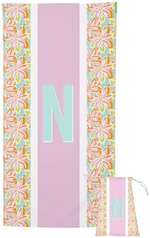 Stylish Beach Towel with Monogram