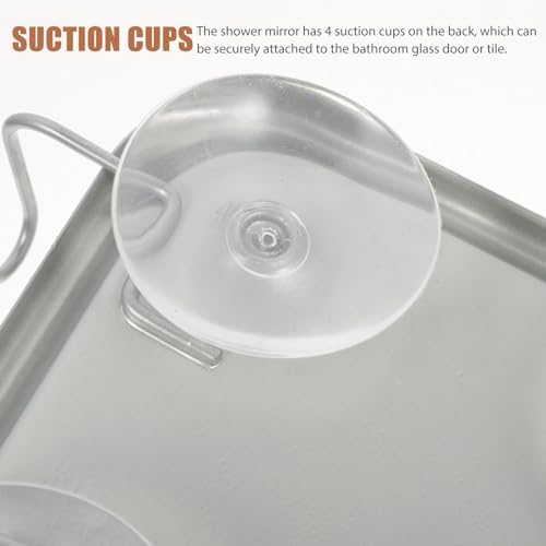 Nolitoys Tilting Fogless Shower Mirror