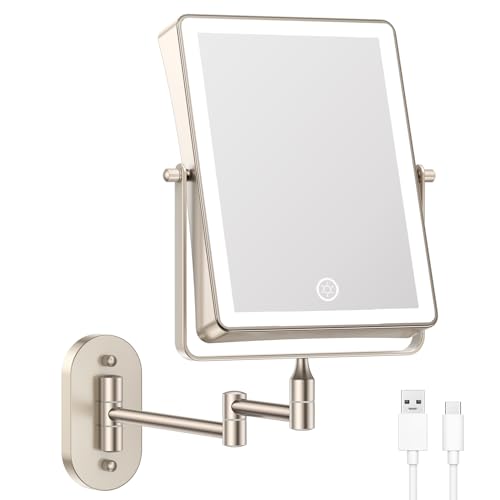 FASCINATE Rechargeable Wall-Mounted Makeup Mirror