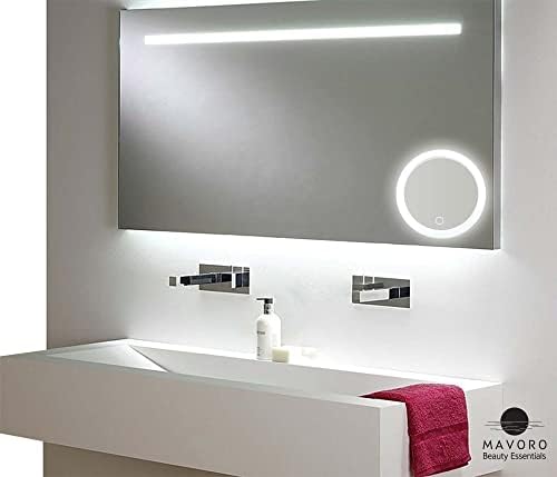 Mavoro 10X Magnifying Mirror with 3 Suction Cups
