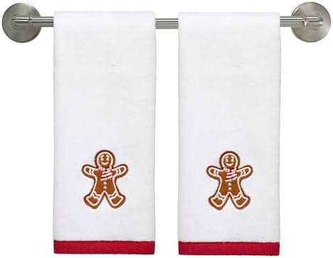 Fingertip Towels Soft Absorbent Christmas Collection Set of 2 Avanti Linens