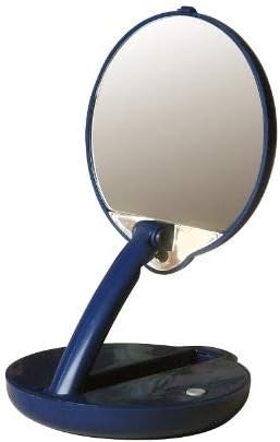 Floxite 15Xmag Blue Tabletop Makeup Mirror