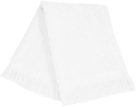 ToteBagFactory 12-Piece White Fingertip Towels Set