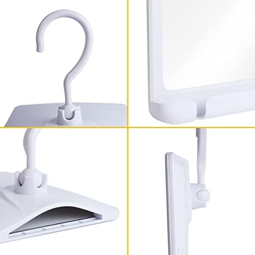 MirrorVana Dual Anti-Fog Folding Shatterproof Shower Mirror