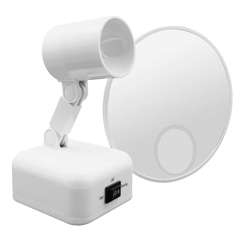 Floxite Brilliance - 15X Magnifying Mirror Light Dove White