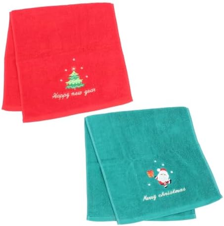 Festive Christmas Towels Hand Towels Kitchen Bathroom Decorative Set