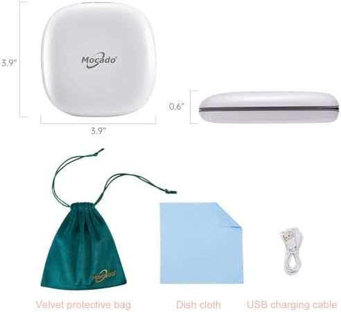 MmmoDo Compact LED Magnifying Mirror for Women