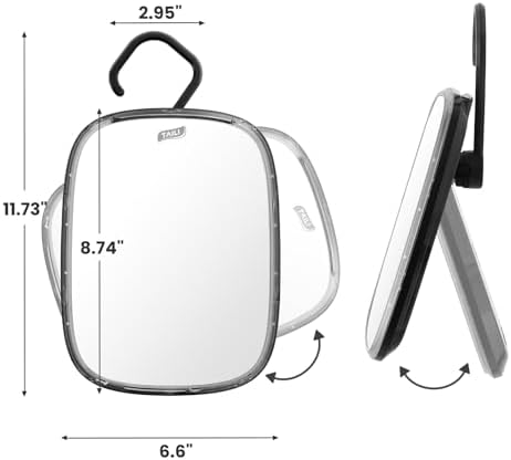 Fog-Free Portable TAILI shower mirror for easy shaving