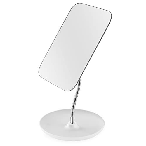 Adjustable Vanity Mirror with Stand for Makeup - Portable Travel Companion