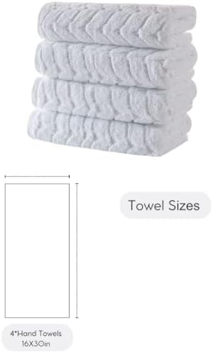 Luxury Turkish Cotton Towels Set Ultra-Soft Quick Dry