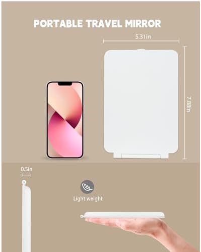 Perfect Make-up Mirror with Lights for Travelers