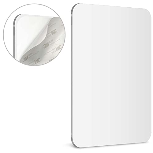 Mavoro Shaving Mirror for Shower - 7x9in Frameless Adhesive Mirror