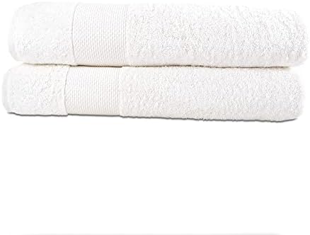 Hencely Luxury Bath Sheet Set 2 x 35x64 Inch Perfect Cotton Towels