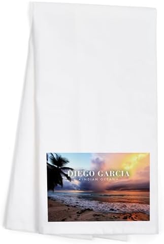 Diego Garcia Beach Transparency Hand Towel