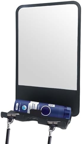 Fogless Shower Mirror with Storage