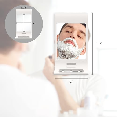 Zadro Fogless LED Shower Mirror with Secure Mounting