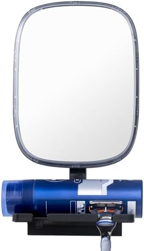Shower Grooming Mirror with Razor Holder