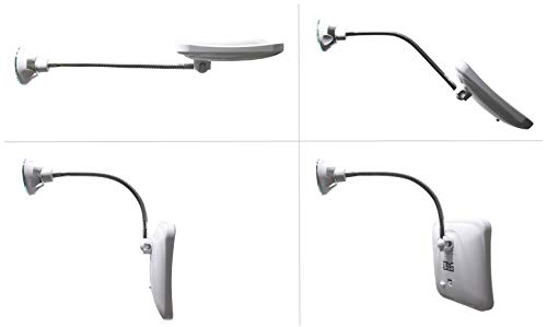 JiBen Square Flexible Gooseneck LED Mirror