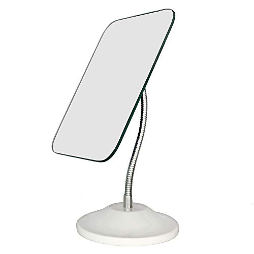 YEAKE Adjustable Flexible Gooseneck Makeup Mirror 360 Rotation Portable Vanity