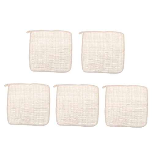 Baluue 5Pcs Exfoliating Shower Towels