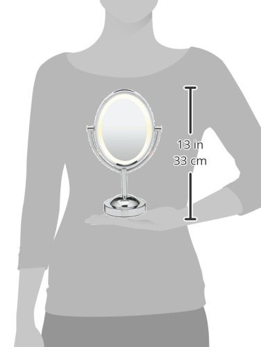 Beauty Mirror Lighted Makeup Mirror 1X7X Polished Chrome