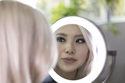 Zadro 11 LED Wall-Mounted Makeup Mirror with Shaving Function