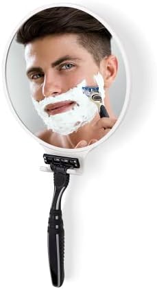 Zadro Wall-Mounted Shower Shaver Mirror with Razor Holder