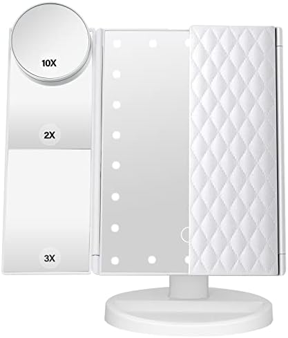 Luxury Makeup Vanity with 10X Magnification Touch Controls