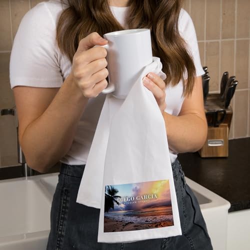 Diego Garcia Beach Transparency Hand Towel