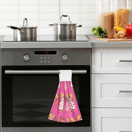 Premium 2-Pack Kitchen Towels Stokes Dogs Design