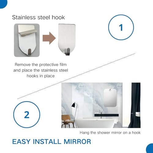 78x98-inch Fogless Shaving Mirror by CasaVibe