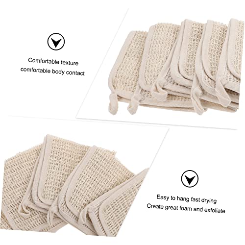 Baluue 5Pcs Exfoliating Shower Towels