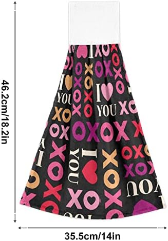 Elegant Heartfelt Kitchen Towels for Love Fingertip Towels with Unique Design
