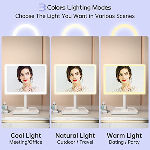 Precision Makeup Mirror with 96 Bright LEDs Compact Design
