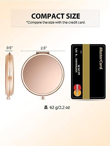 Essential Compact Magnifying Mirror for Travel