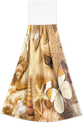 SLHKPNS Corral Sand Starfish Coral Fleece Hand Towels