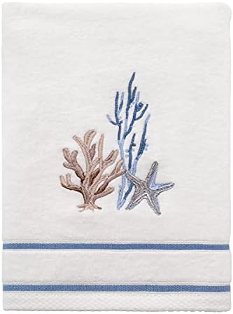 Beachy Softness Explain Hand Towel Abstract Coastal Cotton Towel