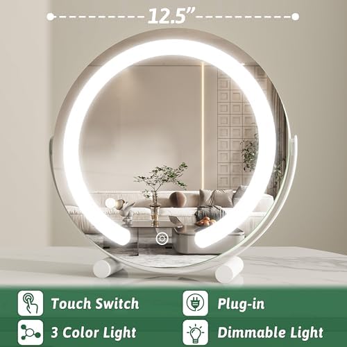 Vanity Mirror with Lights 12 Inch LED makeup mirror