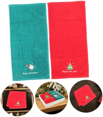Festive Christmas Towels Hand Towels Kitchen Bathroom Decorative Set