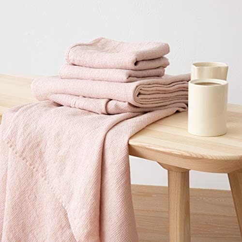 Rosa degradeless waffleosophia Bath Towels Hand Set