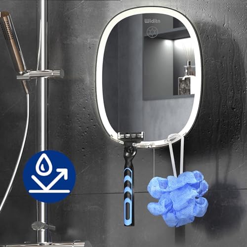 Fog-Free LED Shower Mirror Adjustable LED Shaving Mirror