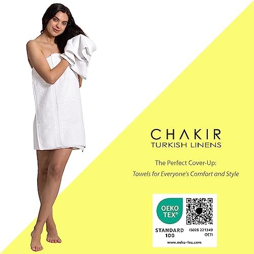 Chakir Turkish Linens - Premium Cotton Bath Towels Set of 4 - Luxurious Experience