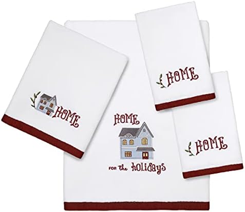 Avanti Linens Home for the Holidays Collection 2-Piece Fingertip Towel Set