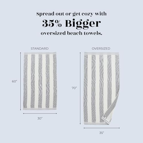 Cotton Velour Beach Towel Quick Dry Durable