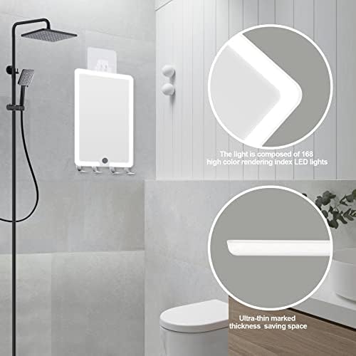 Fogless Heated Shower Mirror for Shaving